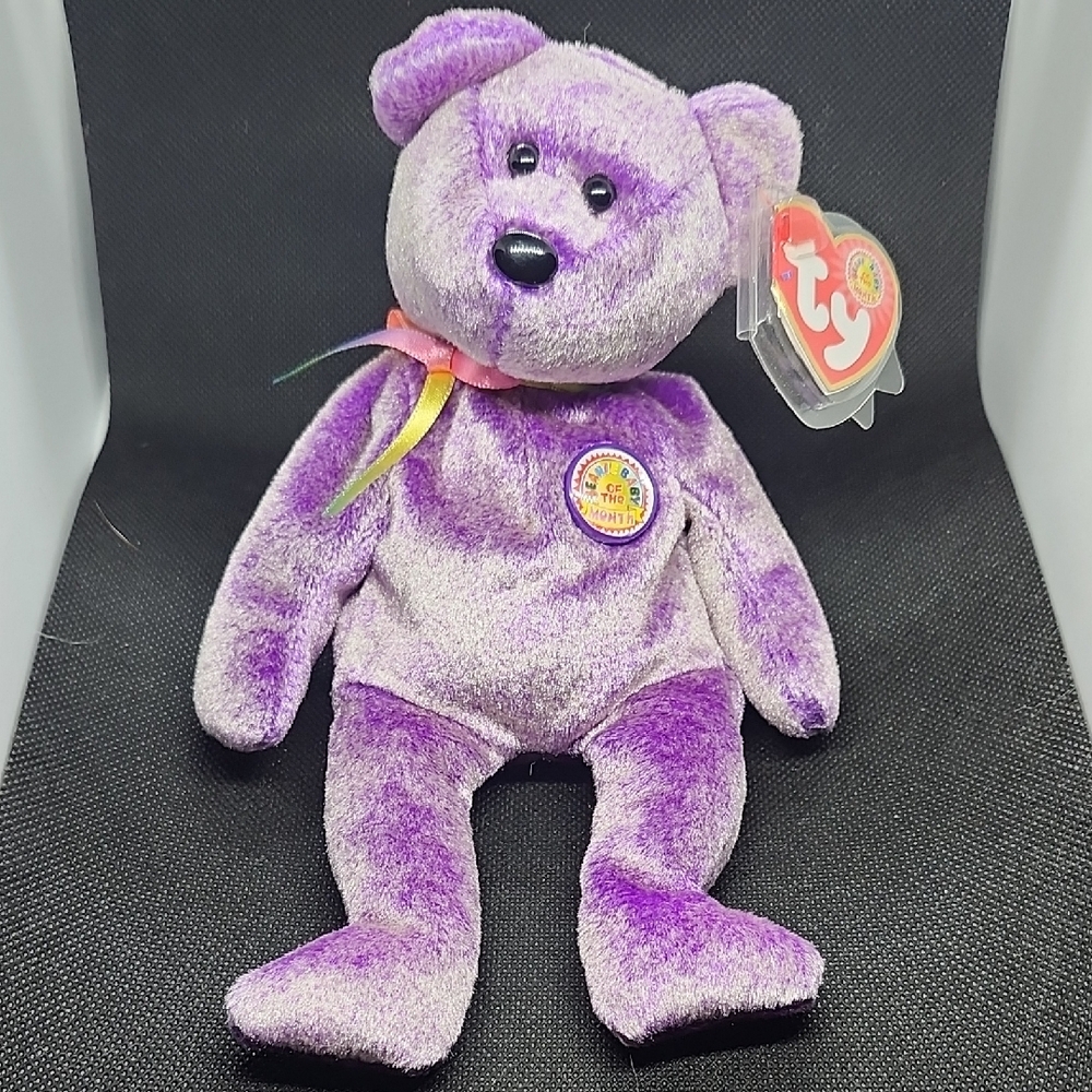 TY Dreamer - Purple Stuffed Animal Plush Toy